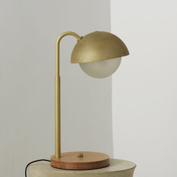 Allied Maker Perforated Dome Table Lamp