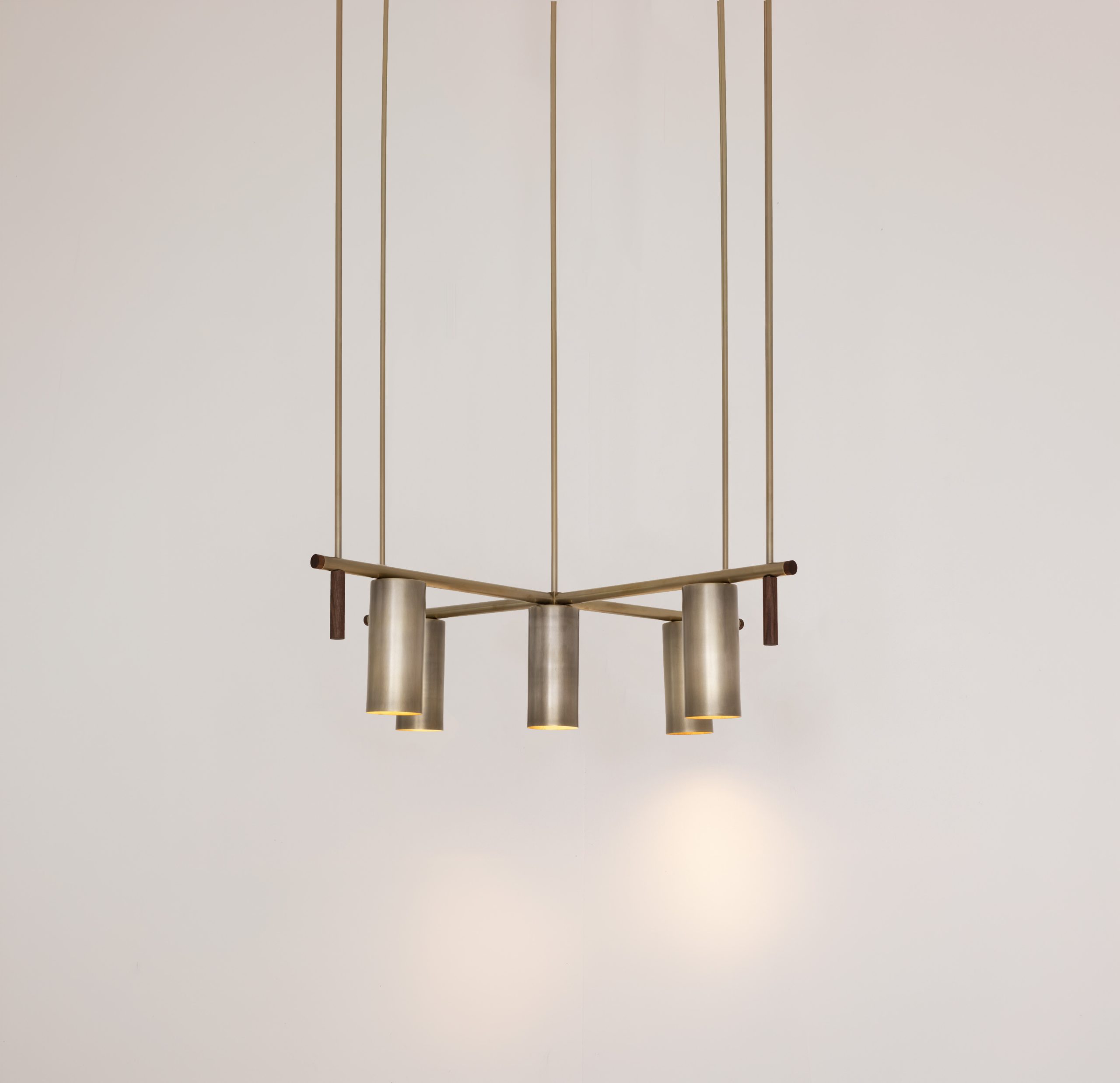 Coil + Drift | TOUCH 5 Chandelier